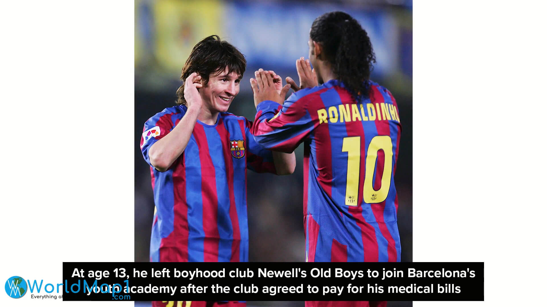 Messi 13 yaşında Barcelona'ya transfer oldu